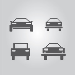 car logo set. vector car icons collection