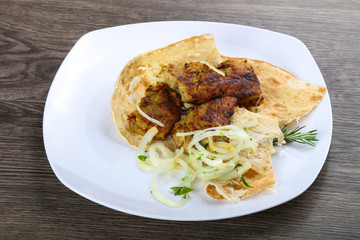 Vegetarian potato kebab