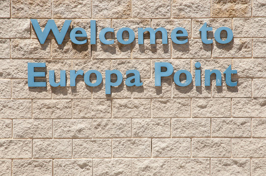 Europa Point Sign - Gibraltar