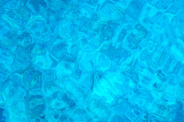 Blue water surface