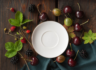 Background Summer berries