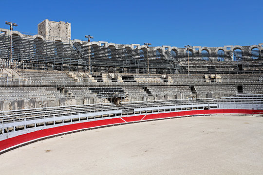 Roman amphitheatre in the southern French town of Arles