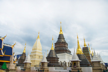 Naklejka premium Temple or wat banden chiangmai ,Thailand