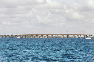 Obraz premium Edison Bridge in Fort Myers, Southwest Florida