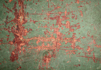 texture of the old painted plywood
