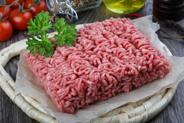 Minced beef meat