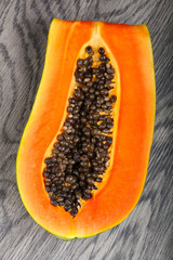 Slice papaya