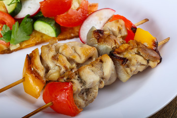 Chicken skewer