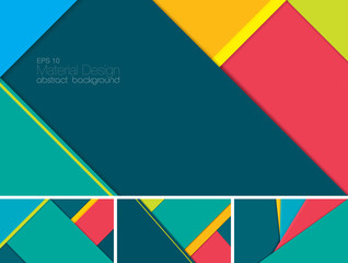 Material design abstract background
