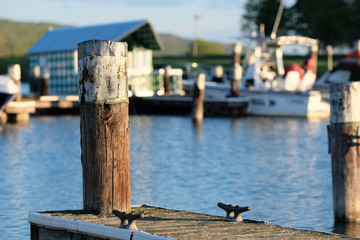 Marina on Lake Cayuga