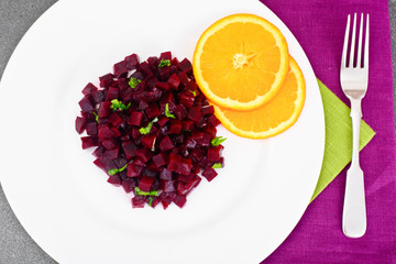 Beetroot Salad with Orange
