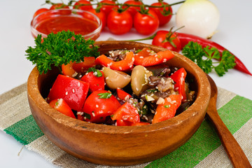 Eggplant Salad with Paprika