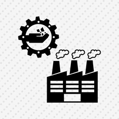 Naklejka premium industrial plant design 