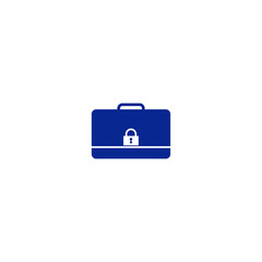 Icon of secured briefcase