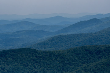 Layers of Mountains in Virginia