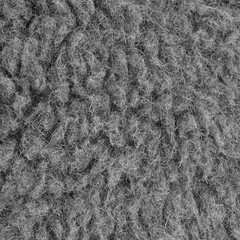 Raw Merino Sheep Wool Macro Closeup, Large Detailed Grey Textured Pattern Copy Space Background, Vertical Gray Texture Studio Shot