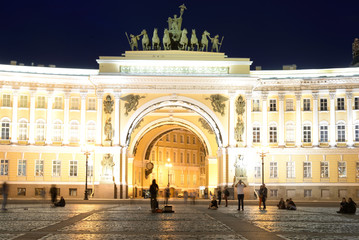 Fototapeta premium The General Staff building on Palace Square.