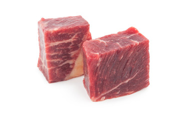 Raw beef meat