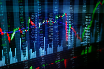 business success and growth concept stock finance