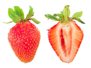 Fresh strawberry slice