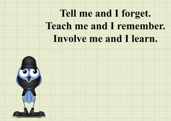 Involve me and I learn quotation 