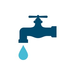 tap water icon vector