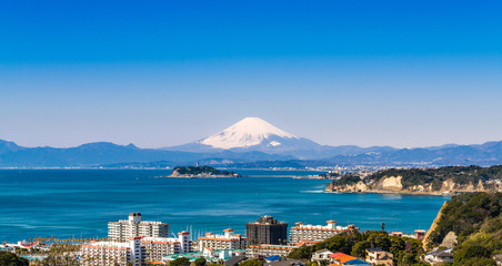 富士山と湘南海岸