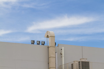 Air duct and ventilation system of factory.