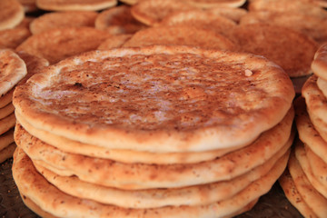 traditional food naan in xinjiang,china