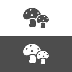 Icono de setas sobre fondos blanco y negro
