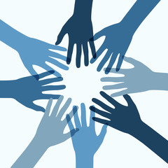 Hände Kreis Business Teamwork