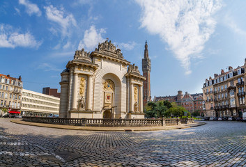 Porte de Paris in Lille France