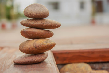 Stone pagoda five loaves