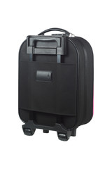 one black luggage isolated on white