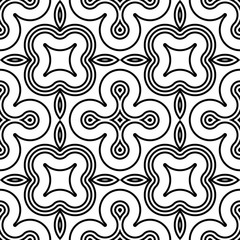 Design seamless monochrome decorative pattern