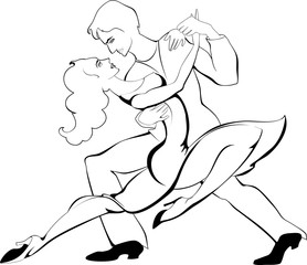 couple doing tango