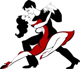 couple doing tango