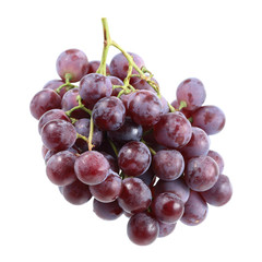 red grape isolated on white