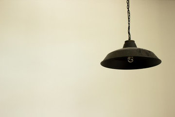 Vintage background and a vintage lamp