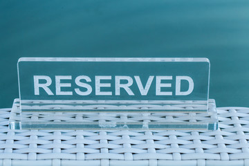 the transparent plate is reserved for beautiful background