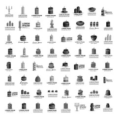 Candle Icons Set - Isolated On White Background - Vector Illustration, Graphic Design, Editable For Your Design