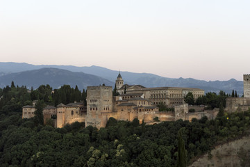 Fototapeta na wymiar Monumentos en Andalucía, Alhambra de Granada