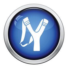 Hunting  slingshot  icon