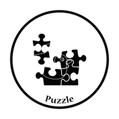 Baby puzzle icon