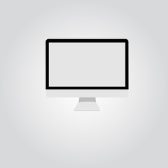 Computer display Icon vector illustration.