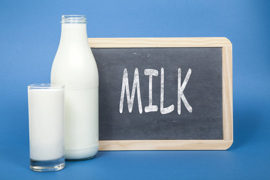 Milk auf Tafel