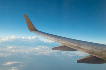 Obraz premium View from Airplane window