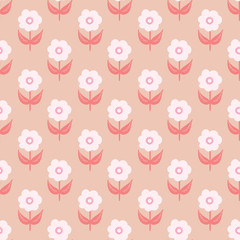 Seamless floral pattern. Flowers texture. Vector illustration.