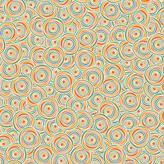 Fototapeta na wymiar Seamless background with colorful circles