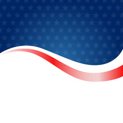 Vector Illustration of an Independence Day Design